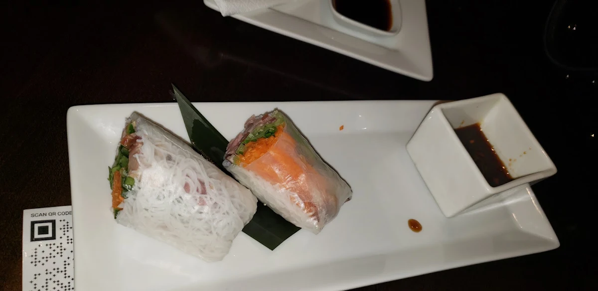 BBQ Pork Salad Rolls