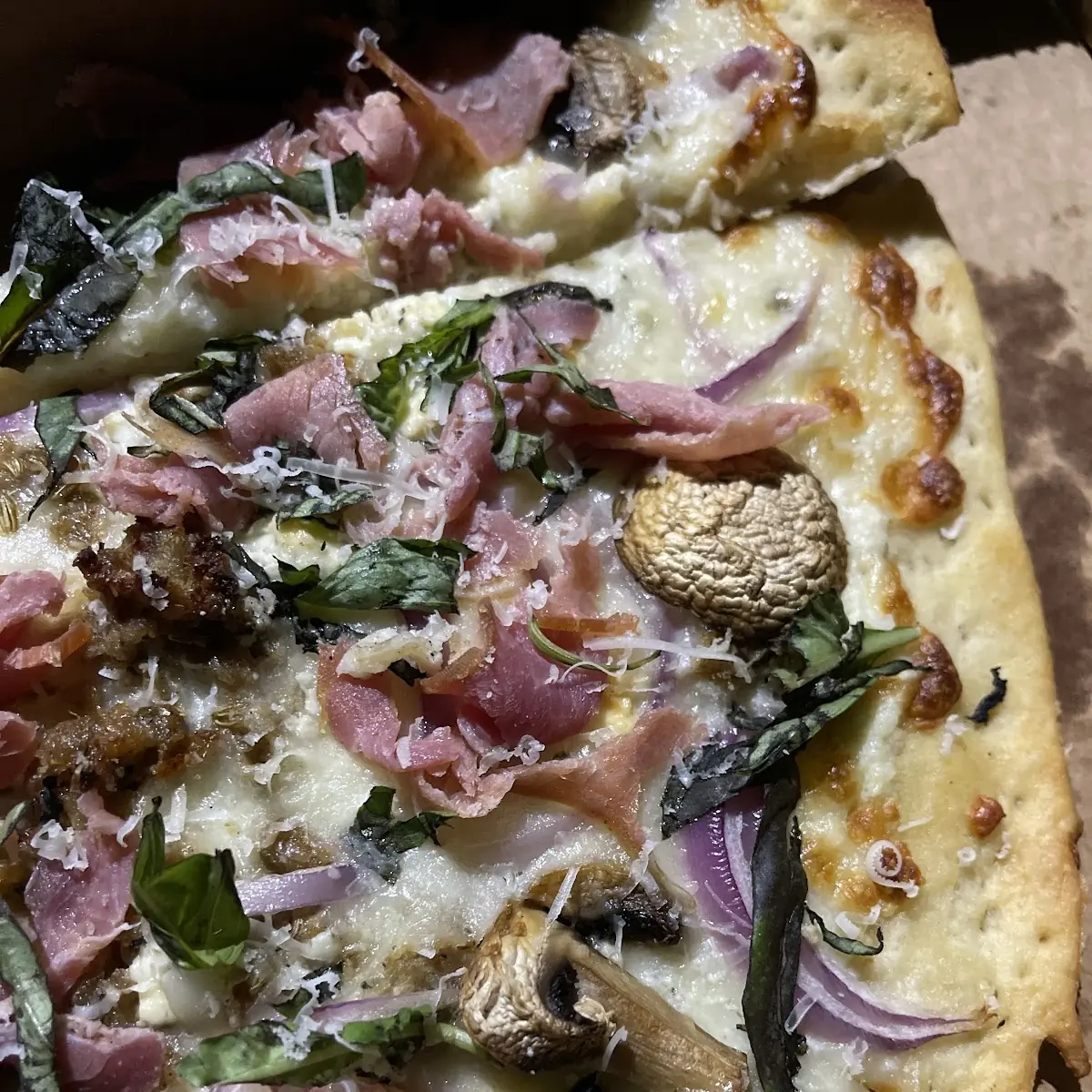 Mushrooms and Blue Cheese