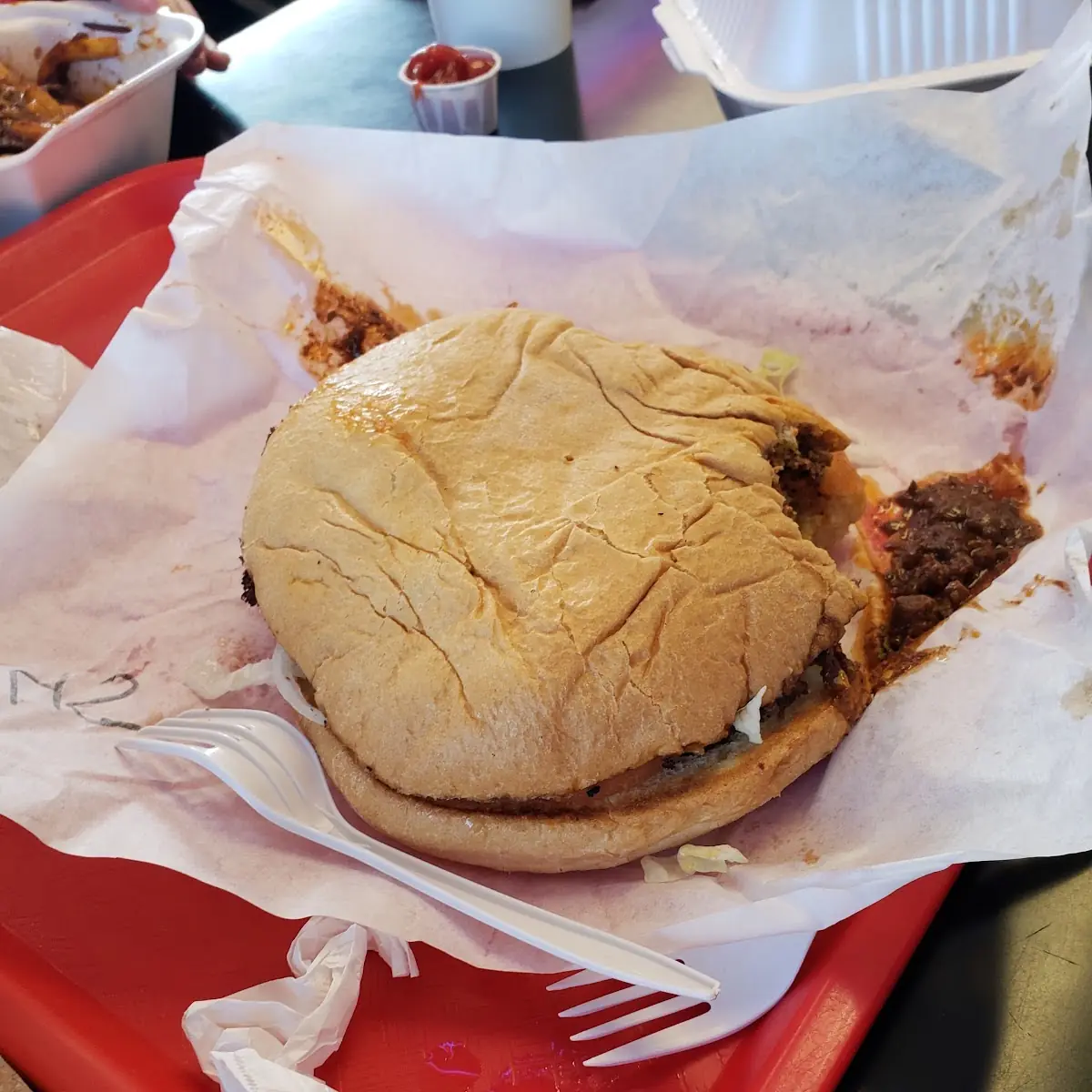 Old Fashioned Chilly Cheese Burger 9