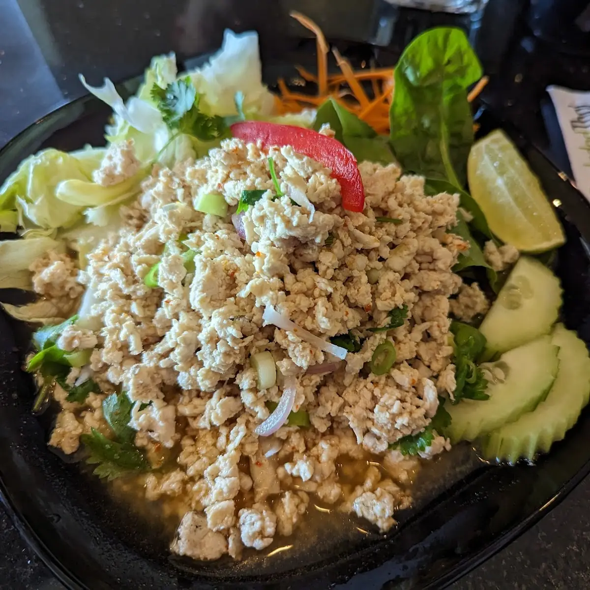 Chicken Salad Larb Kai