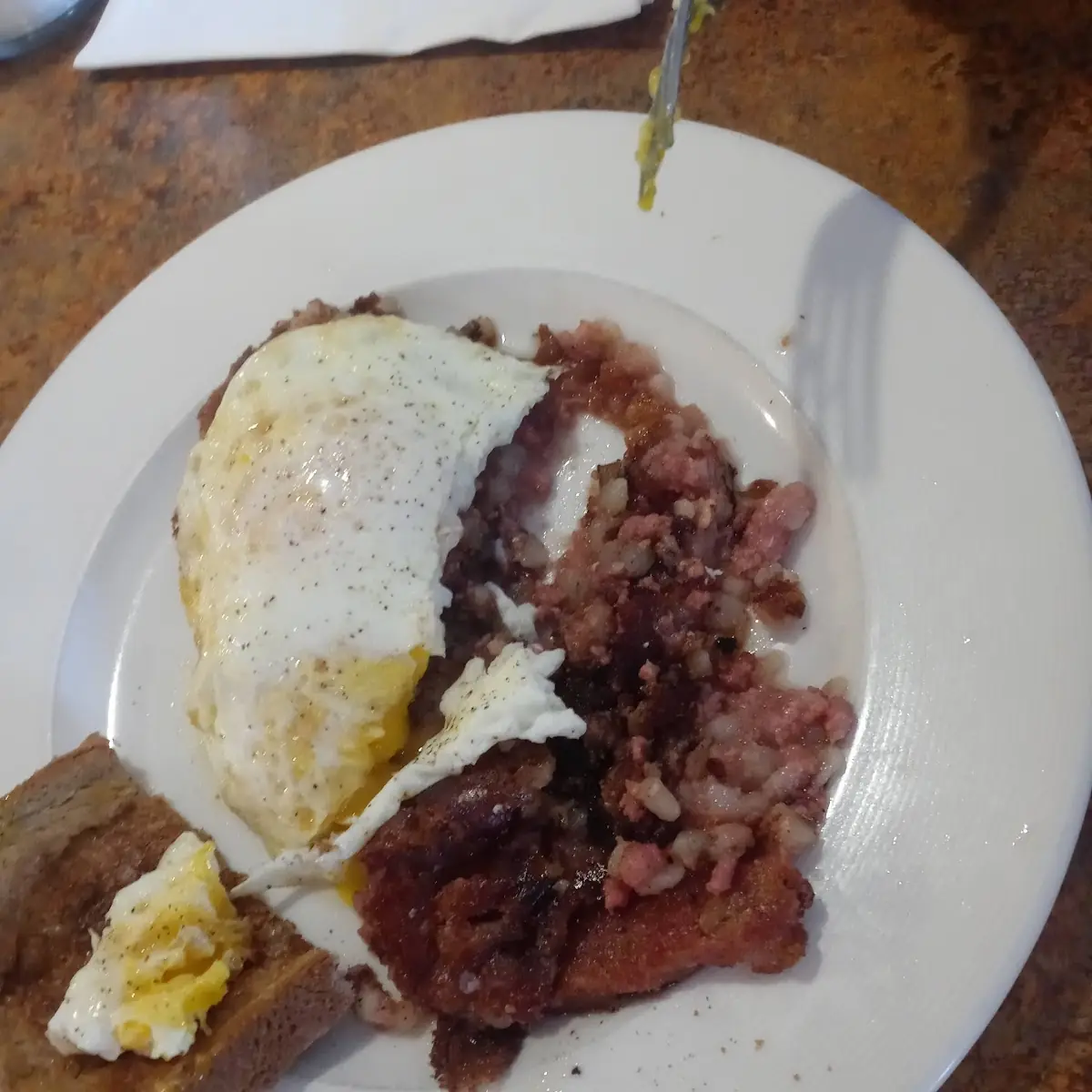 Corned Beef Hash and Eggs