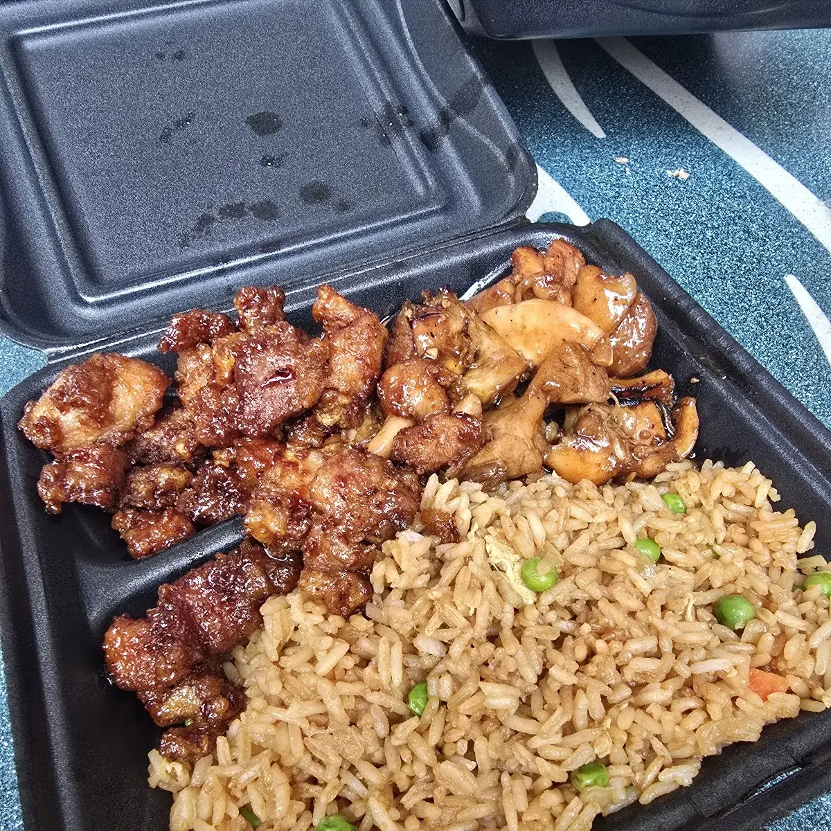 Fried Rice and Meat