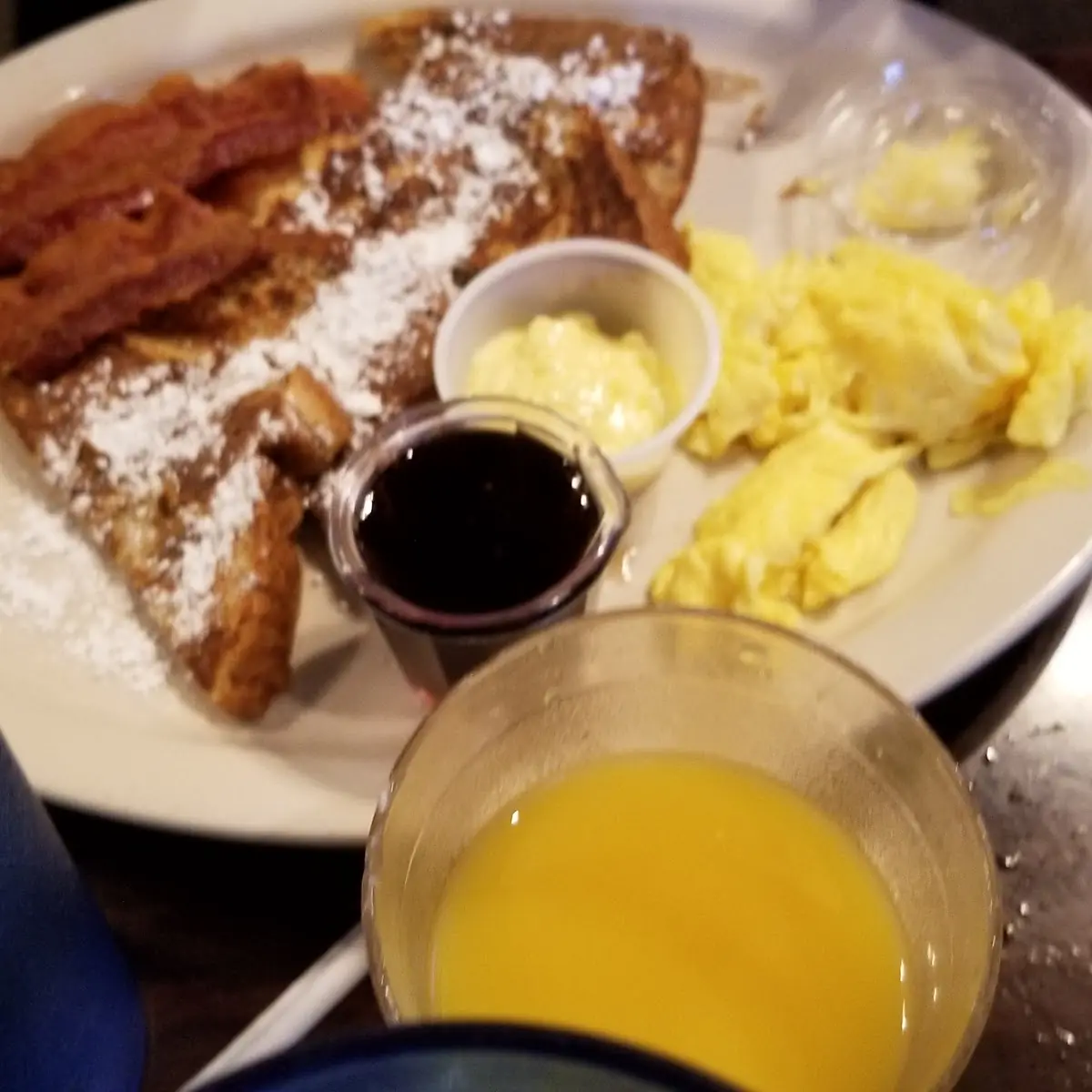 French Toast with Bacon Ham or Sausage