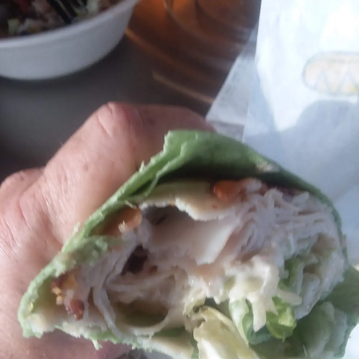 Chicken Caesar Salad Wrap