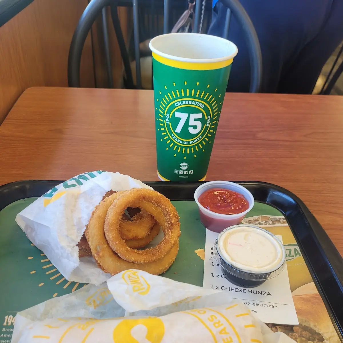 Classic Runza Combo with Onion Rings