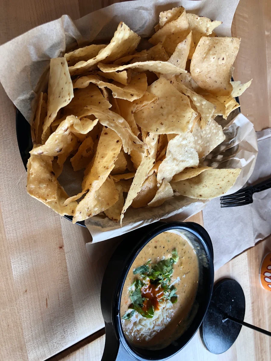 Chips and Queso Dip