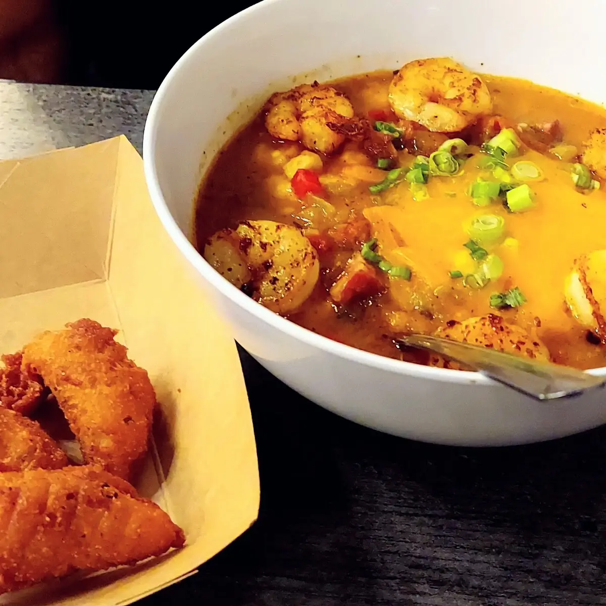 Cajun Shrimp and Grits
