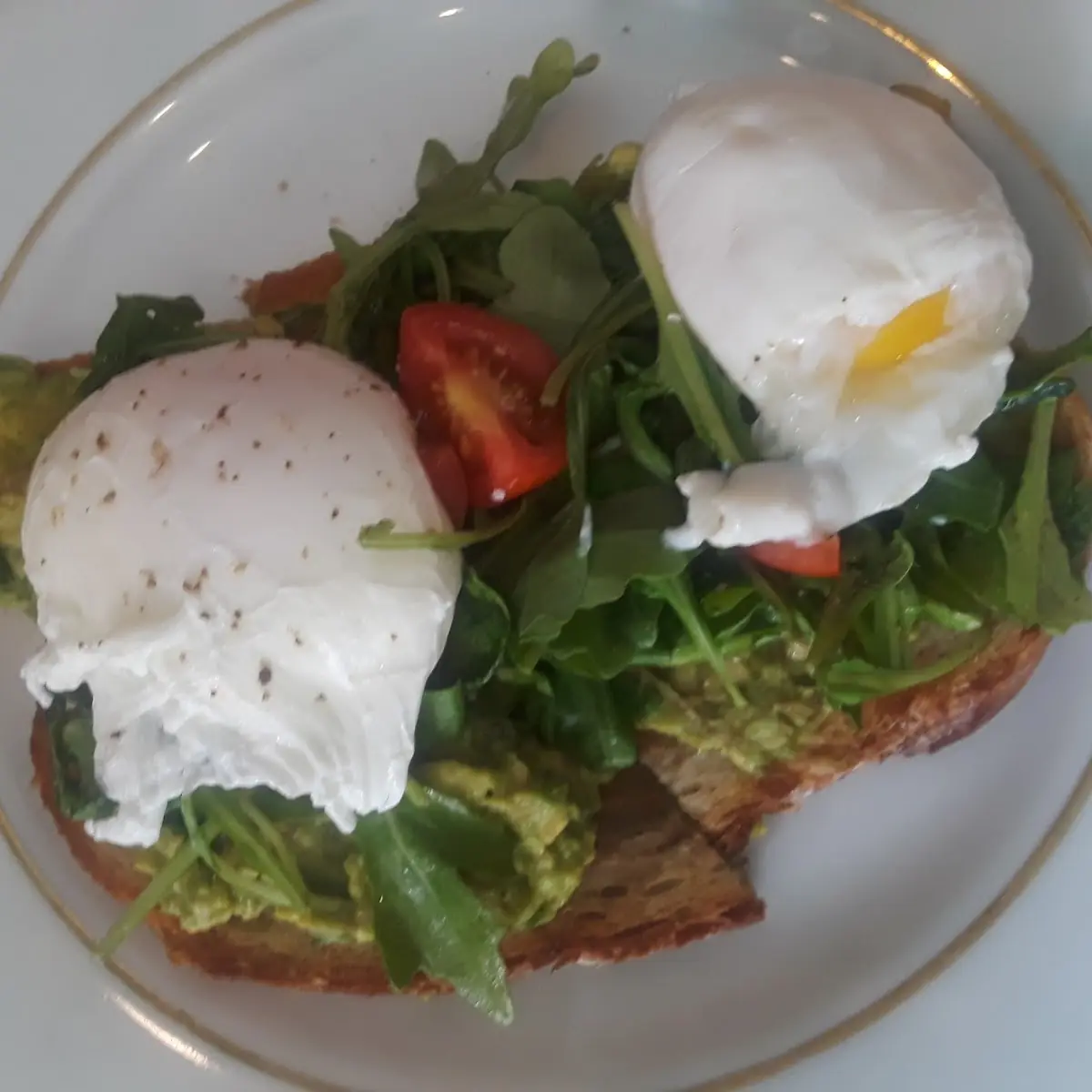 Avacado Toast with Poached Eggs