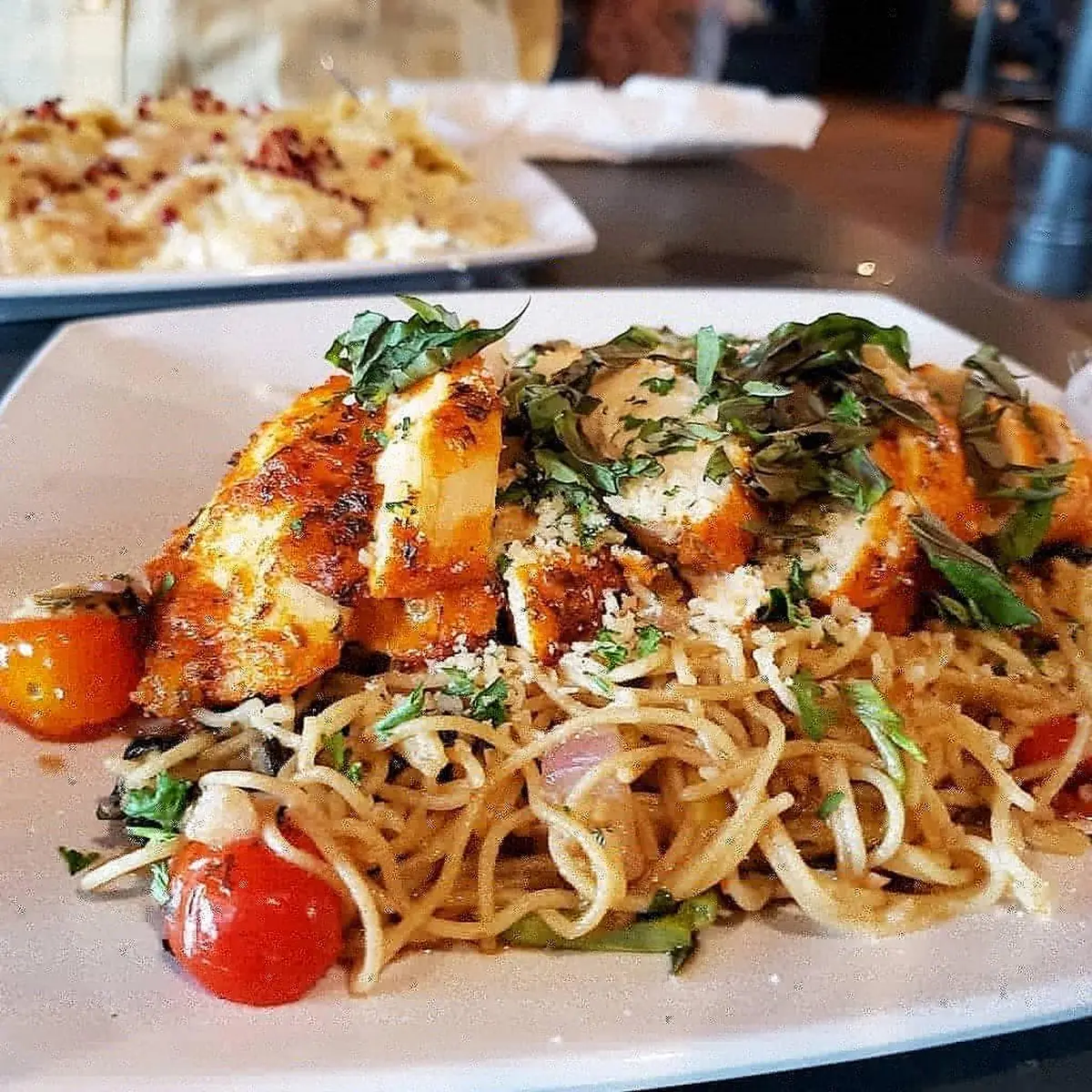Caprese Chicken Pasta