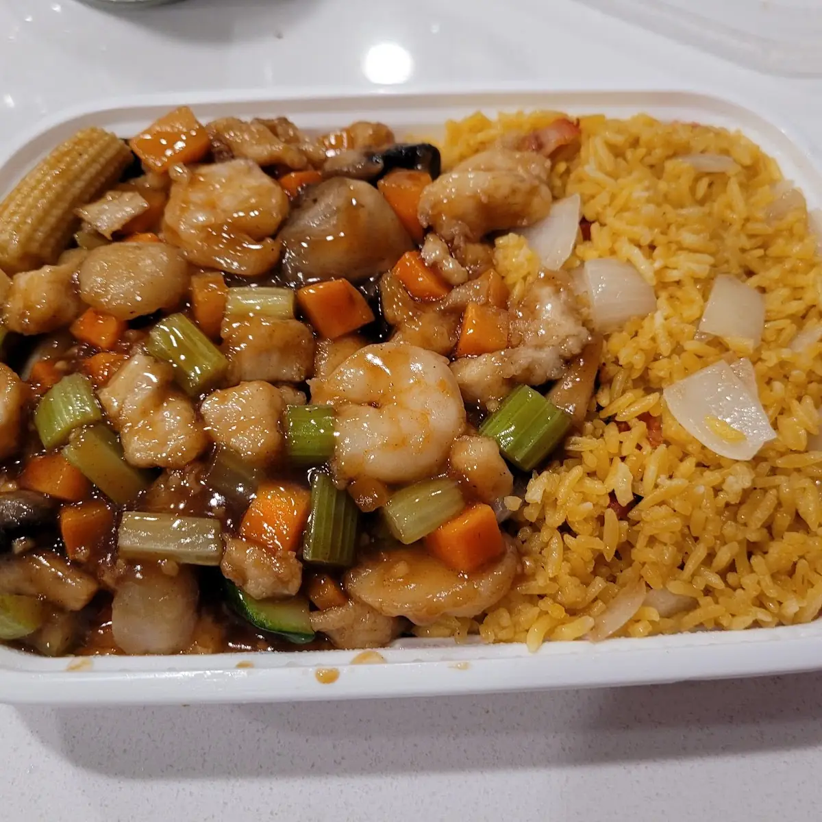Shrimp and Vegetable Fried Rice