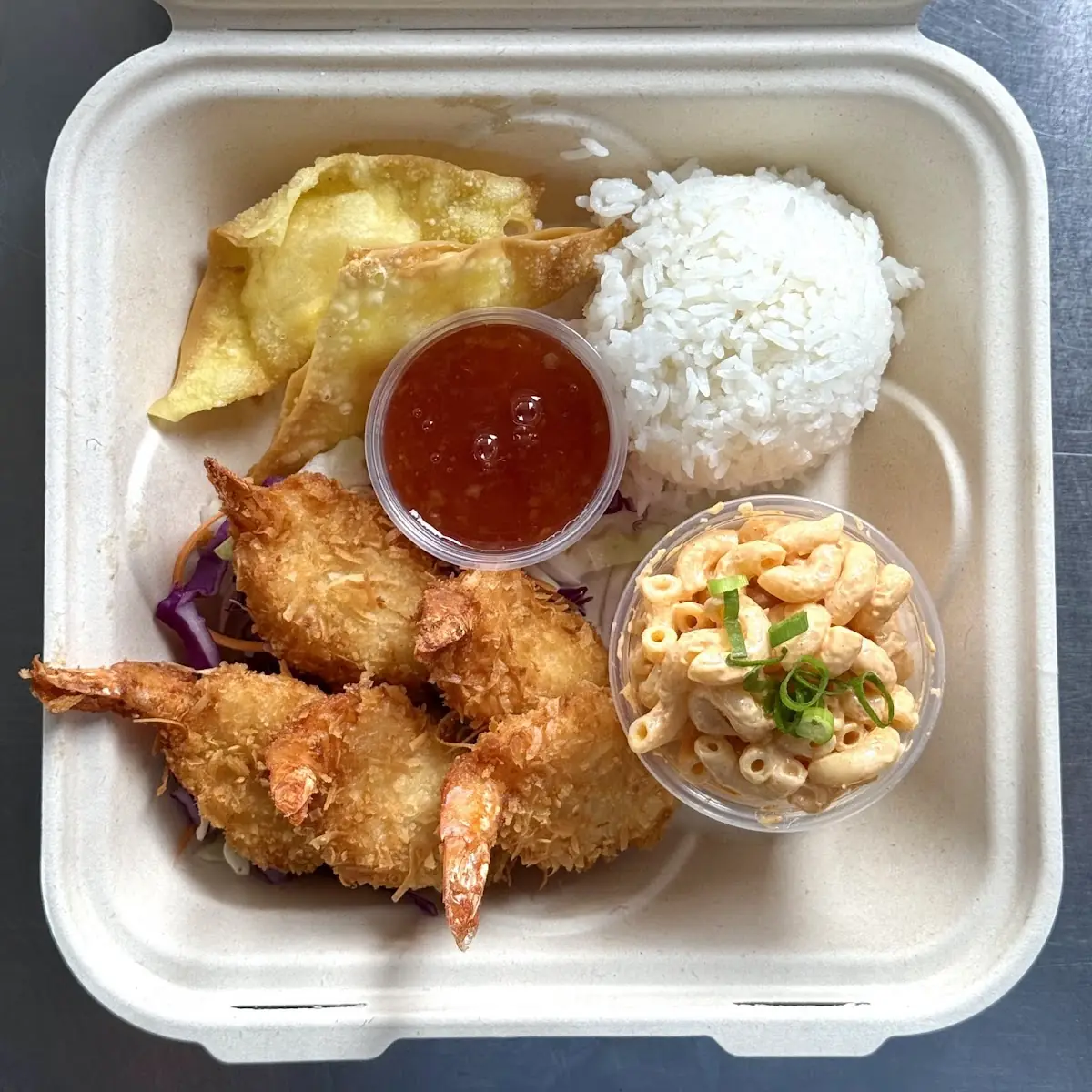 Crispy shrimp sandwich