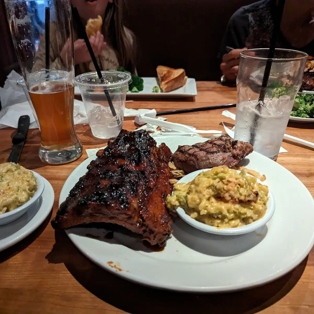 Sirloin Steak and Ribs
