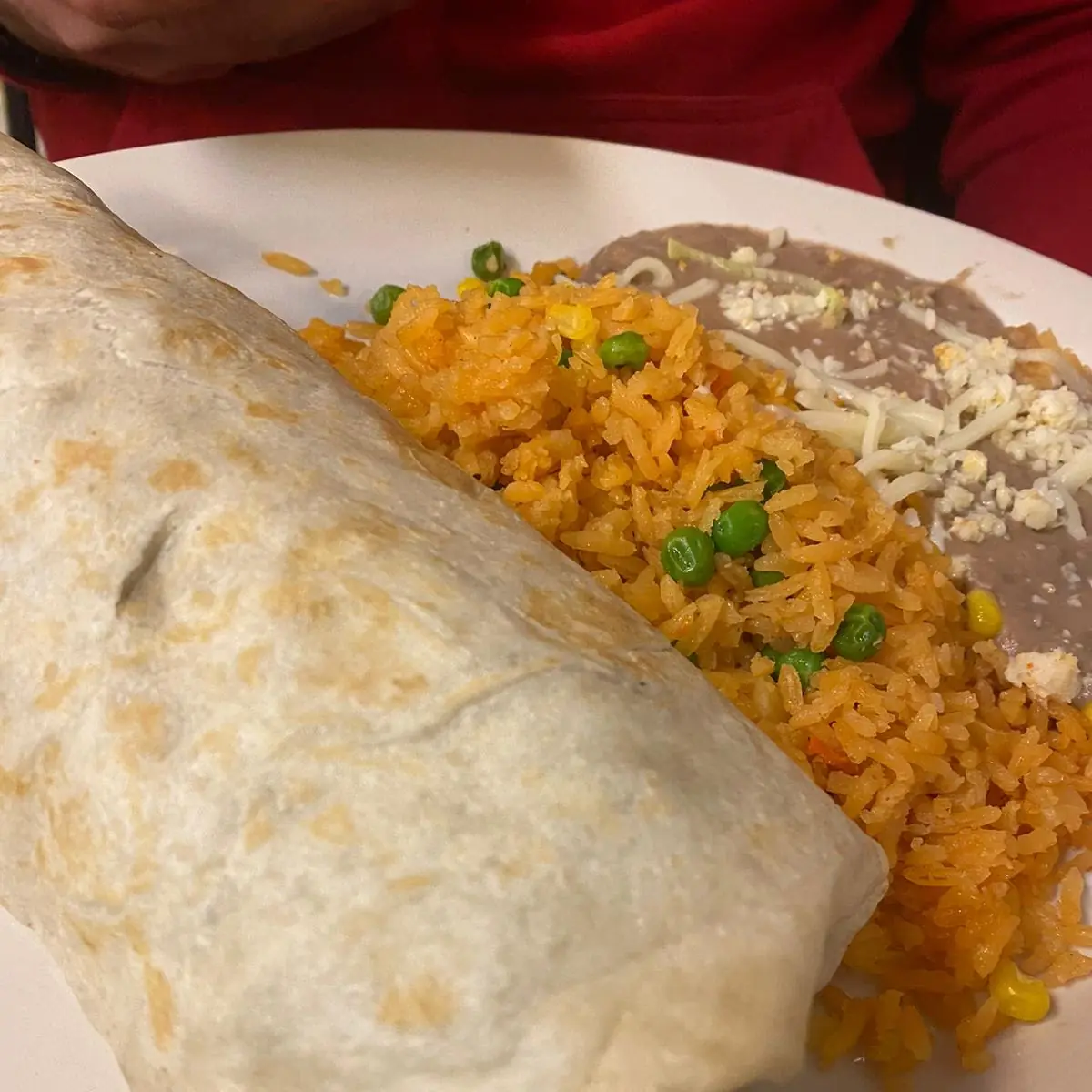 Picadillo Burrito