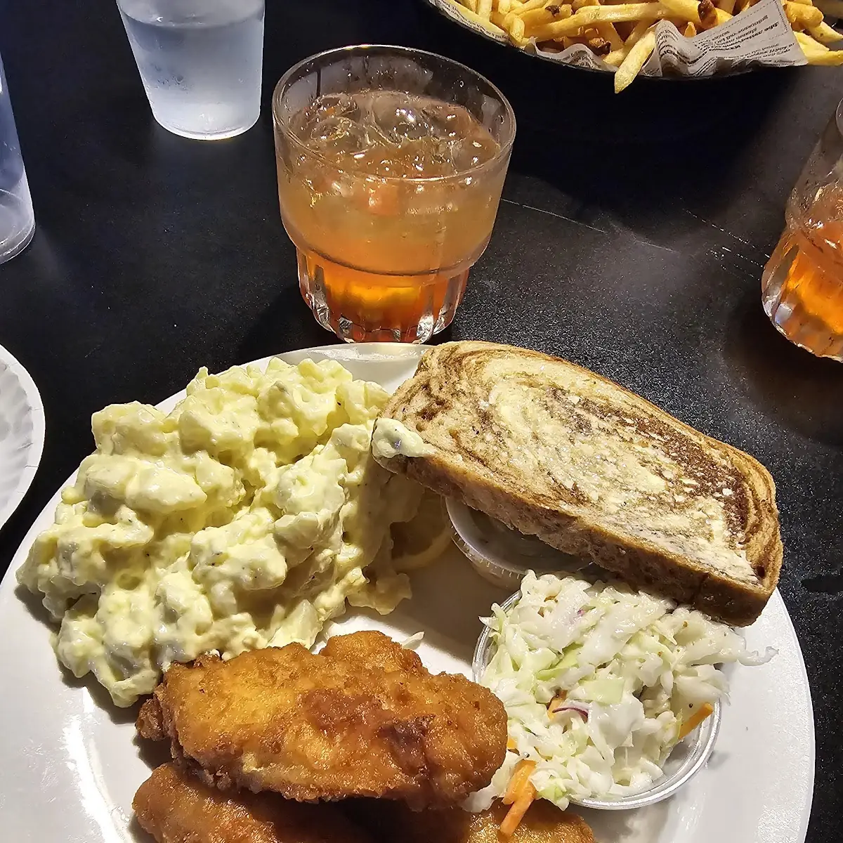3 Piece Cod with Potato Salad