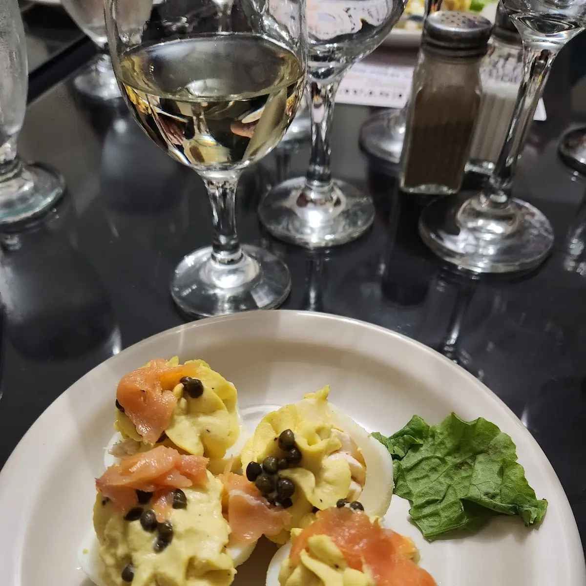 Smoked Salmon Deviled Eggs