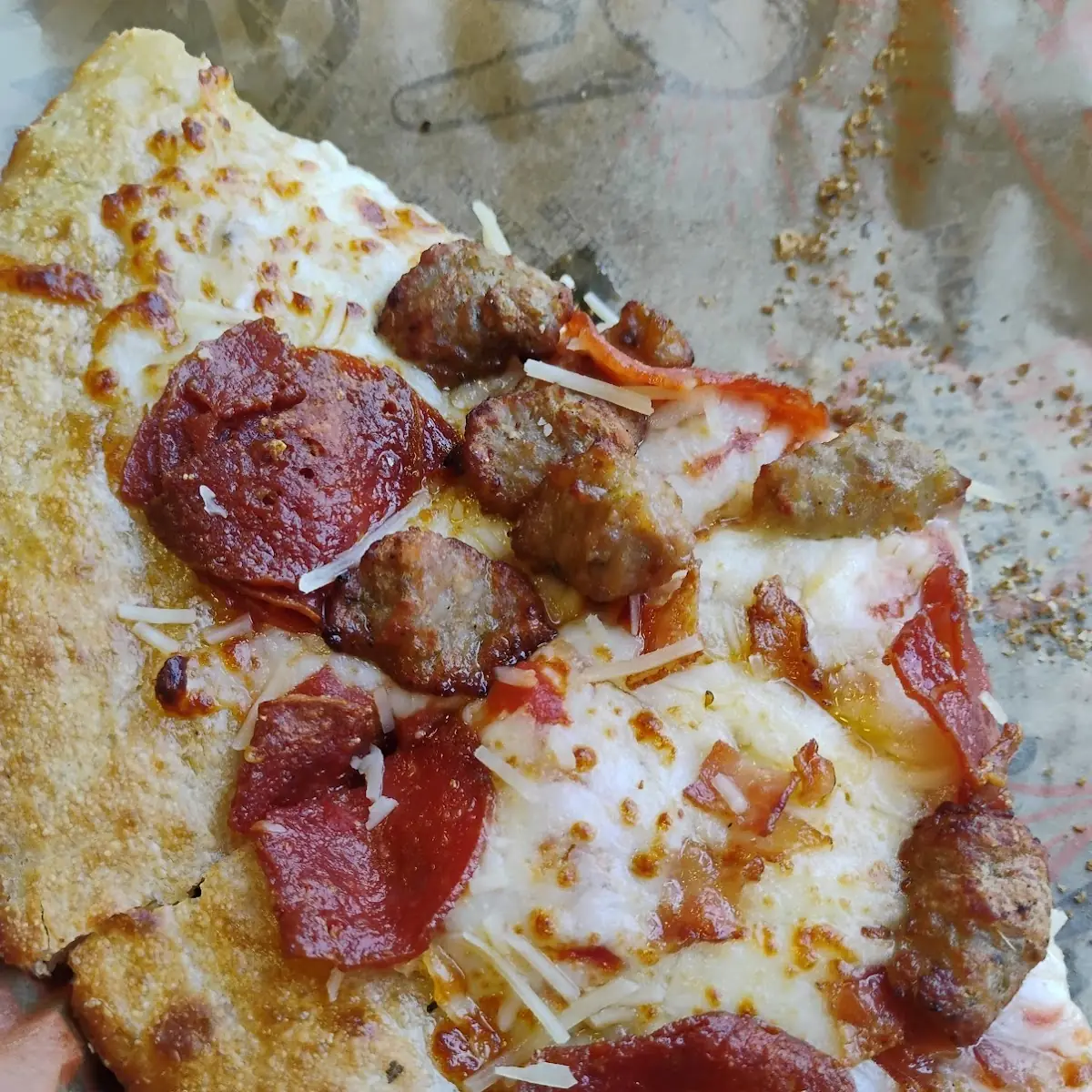 Their Meat Pizza