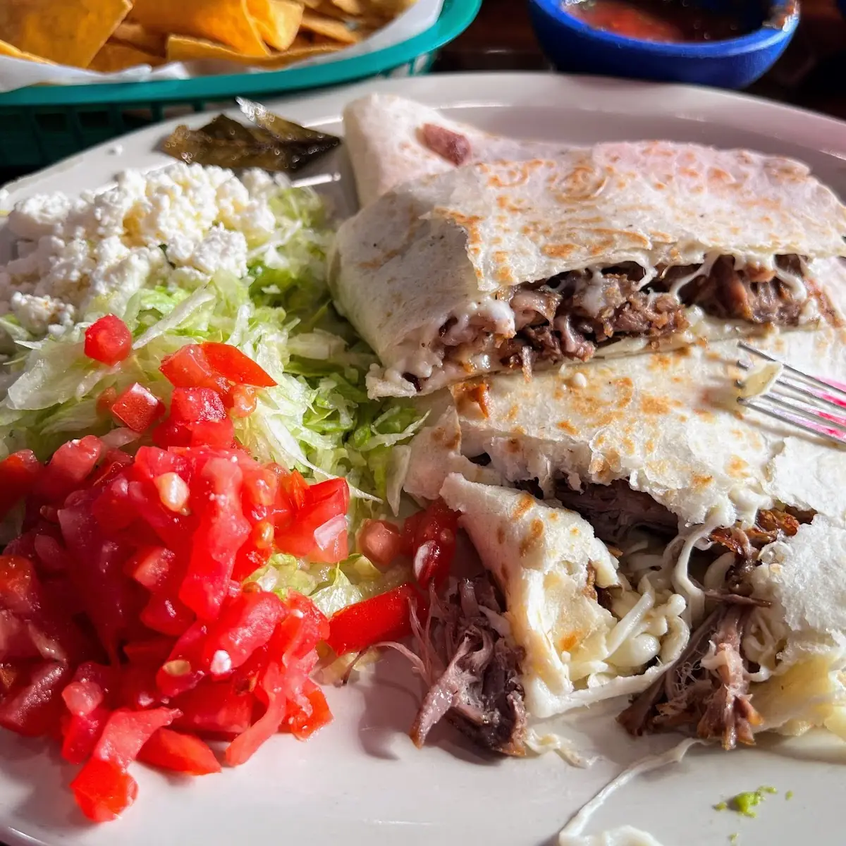 Quesadilla and Side Salad