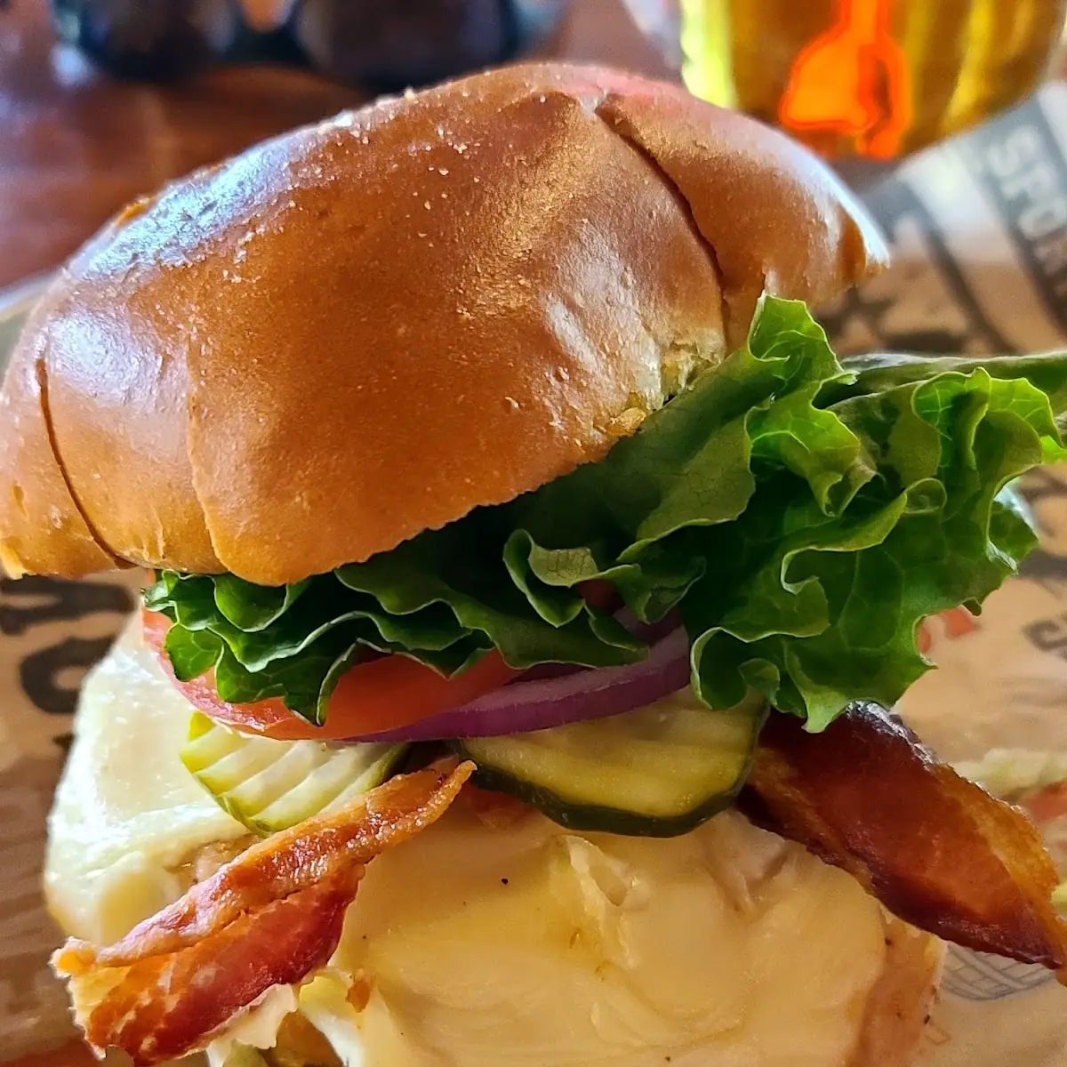 Chicken Bacon Club Sandwich