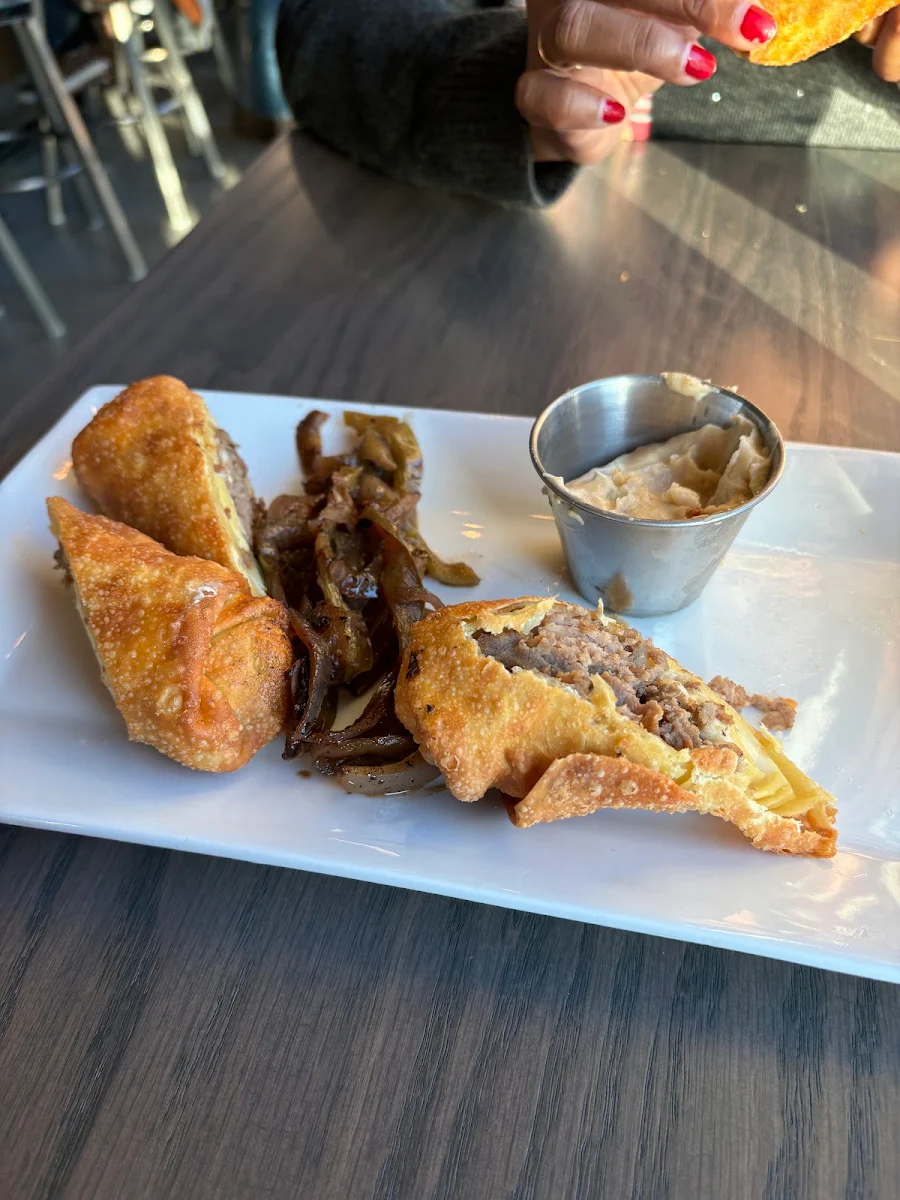Philly Cheesesteak Egg Rolls