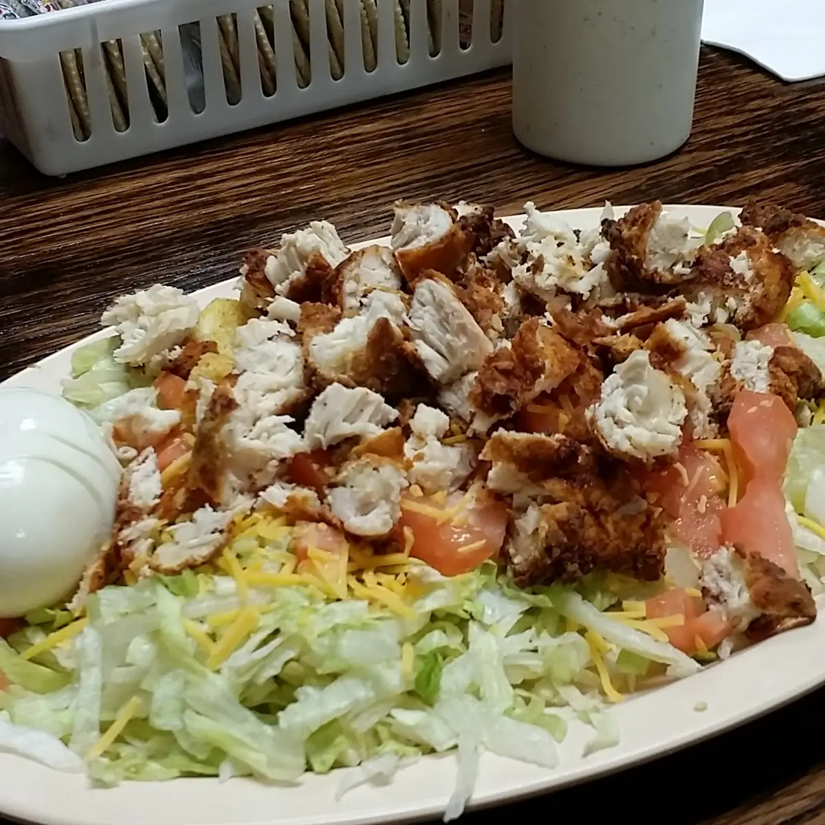 Small Fried Chicken Salad