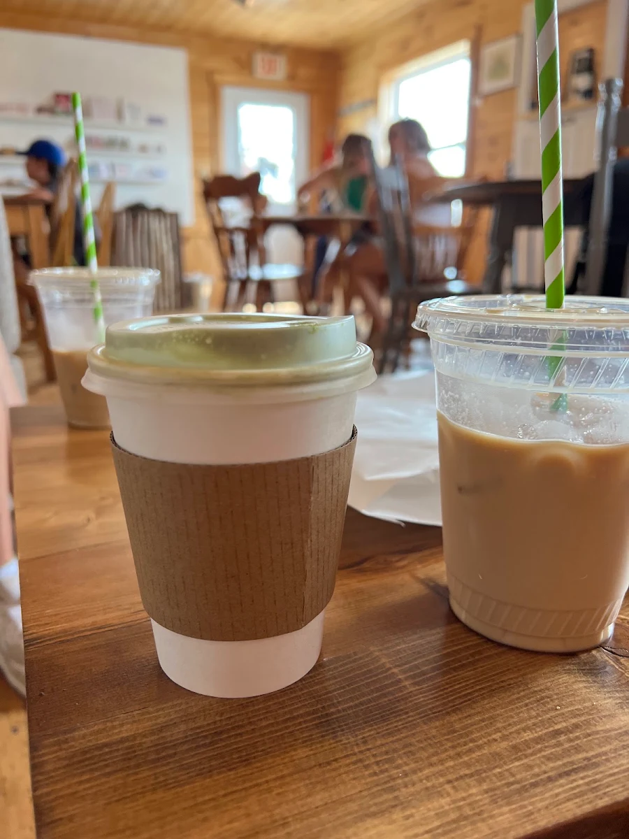 Matcha Latte, Black & White - Café and Bistro