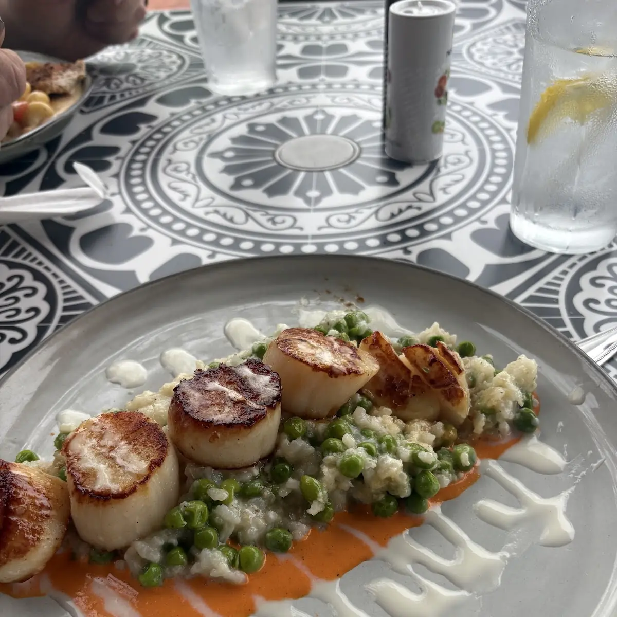 Scallops and Avocado Tostadas-Pan Seared Scallops