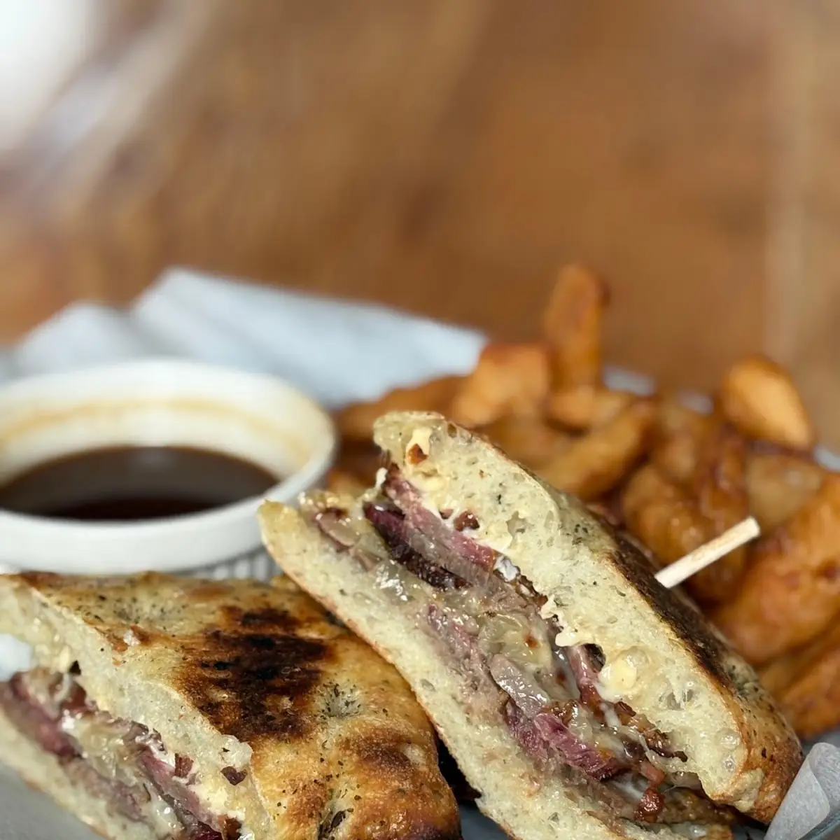 French Onion Beef Brisket Melt