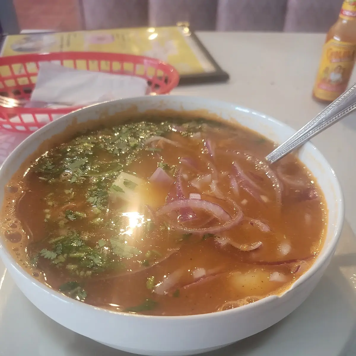 Bistec Encebollado Steak with Onions