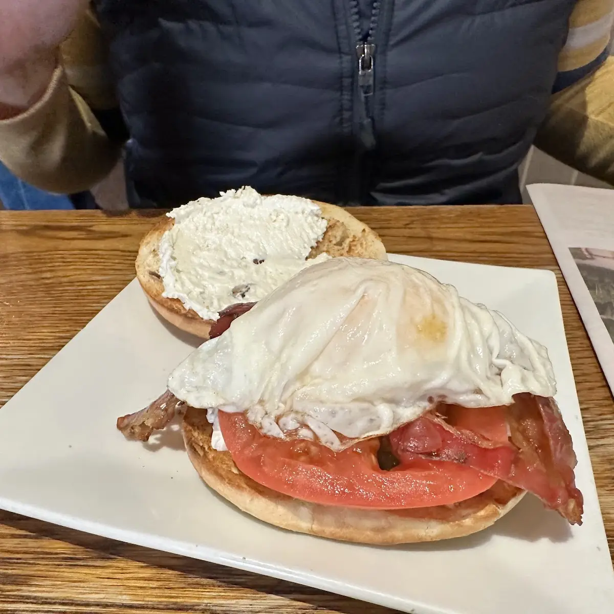 Bacon Egg Bagel Sandwich