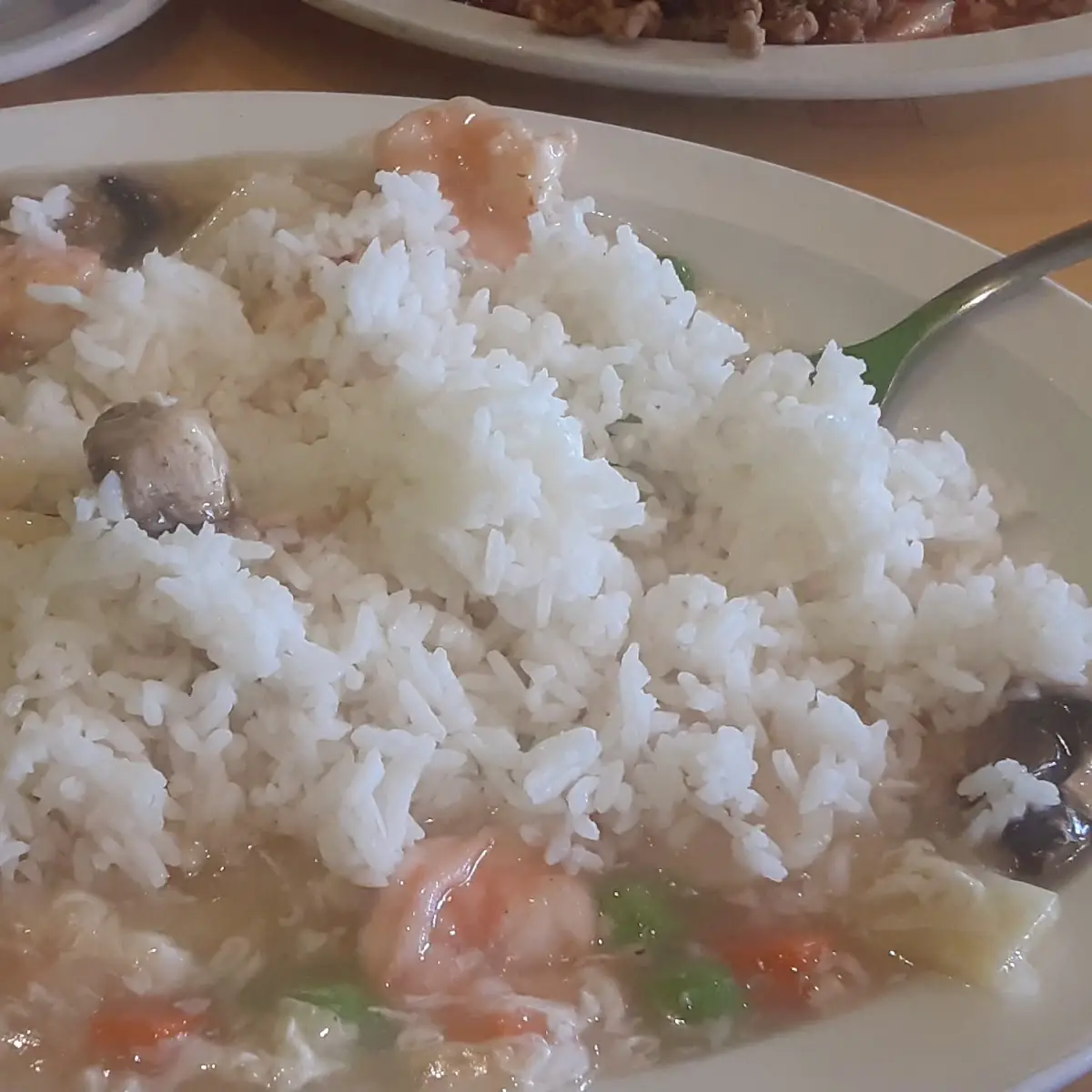 Sizzling Rice Soup (Serves 2)