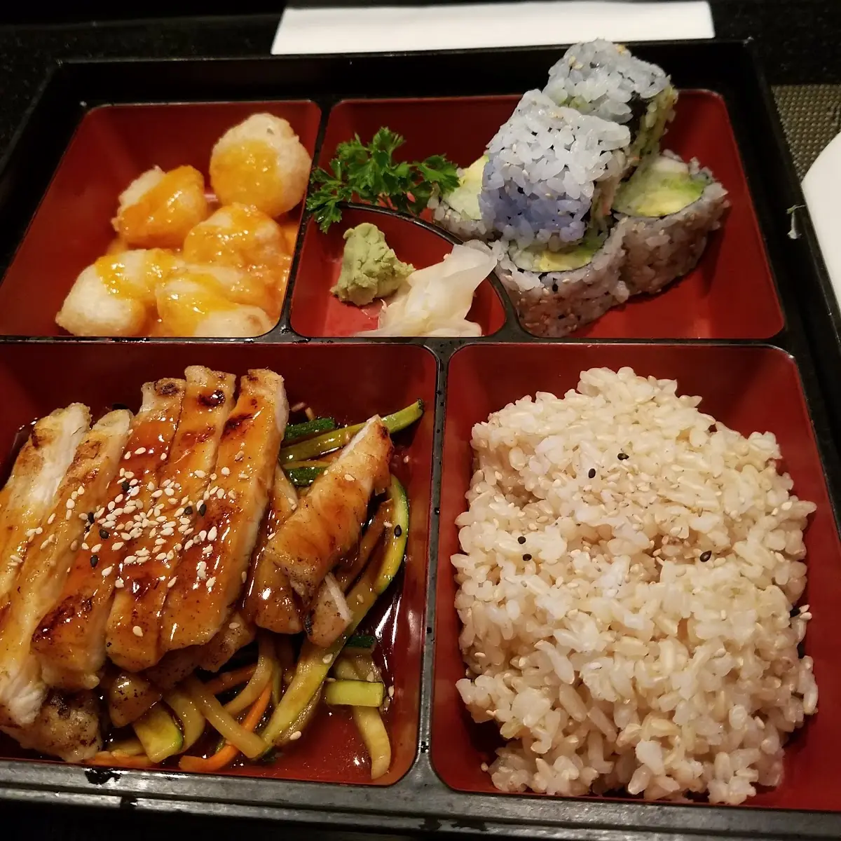 Includes Miso Soup