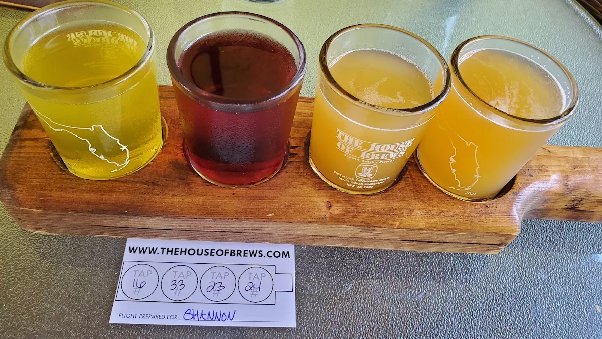 Beer Flight Meads and Sours
