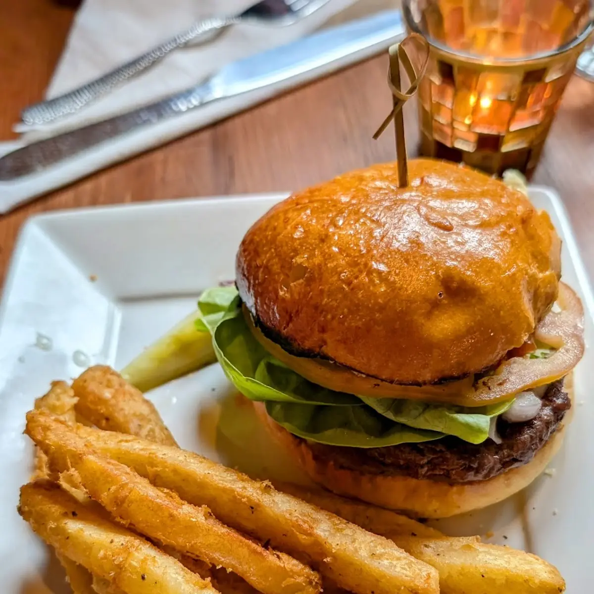 All American Burger Locally Raised Beef and Lamb