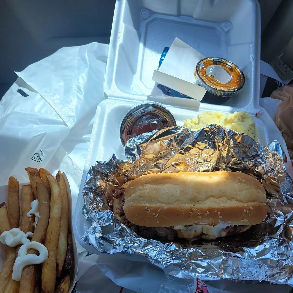 Chop Brisket Sandwich
