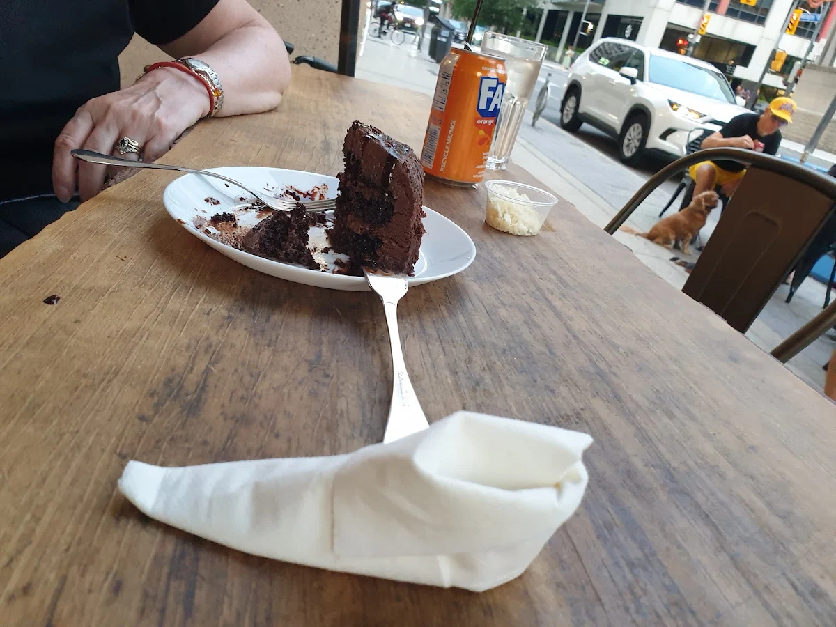 Chocolate Cake, JZ’s Pizza