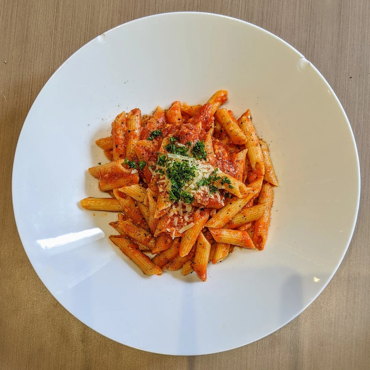 Penne Arrabbiata, JZ’s Pizza