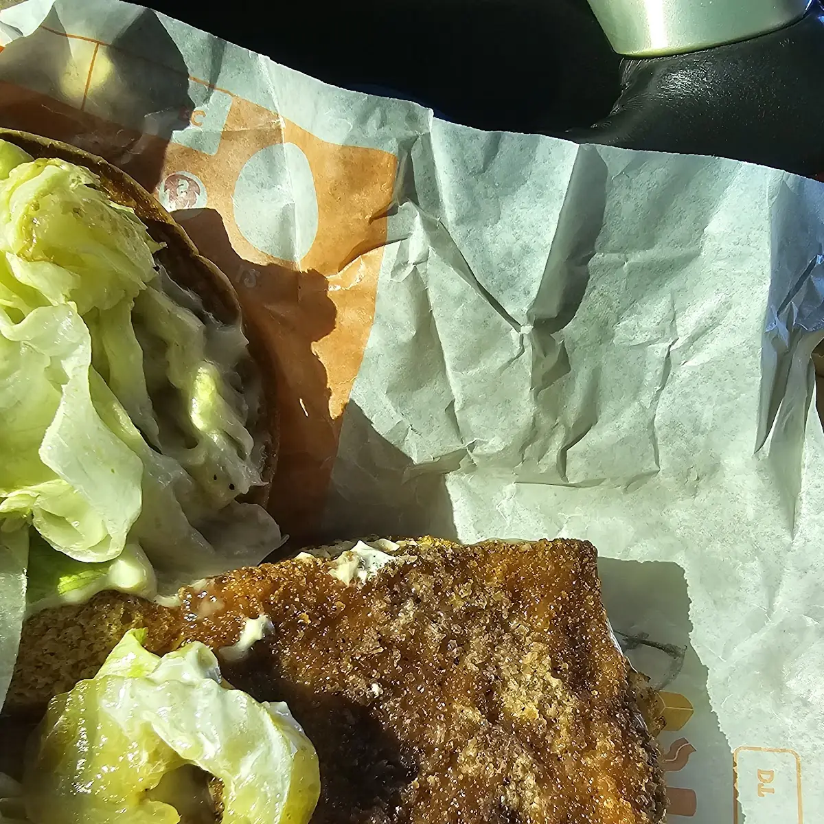 BK Fish Sandwich Fried to Hell