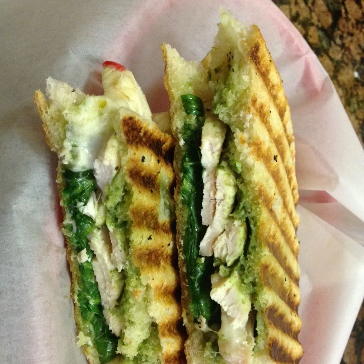 Mozzarella Caprese & Avocado Panini