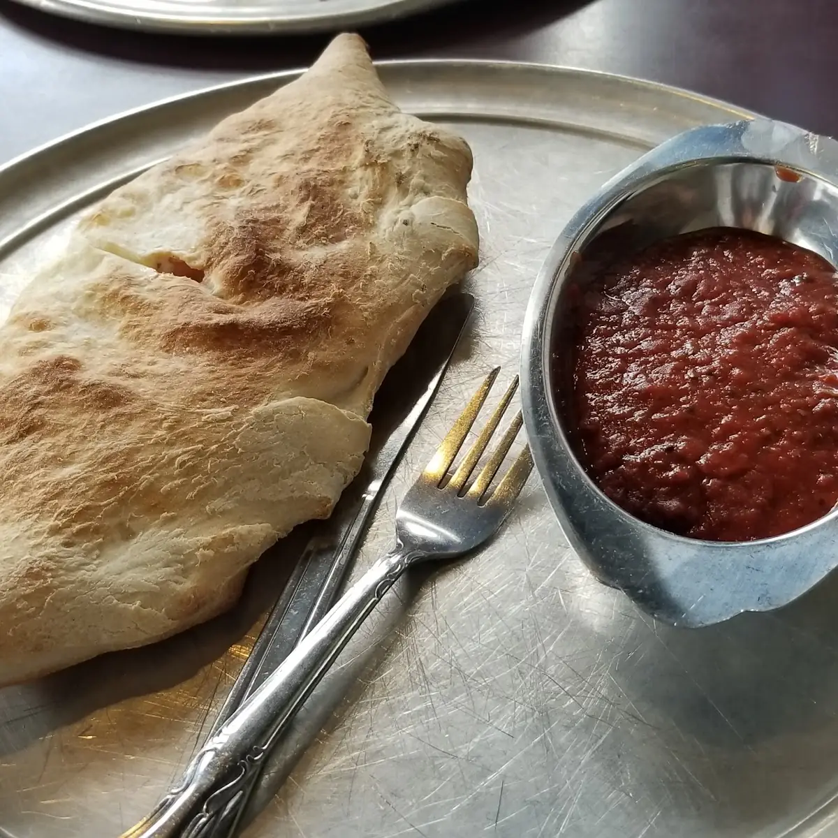 Italian Sausage & Pepperoni Calzone