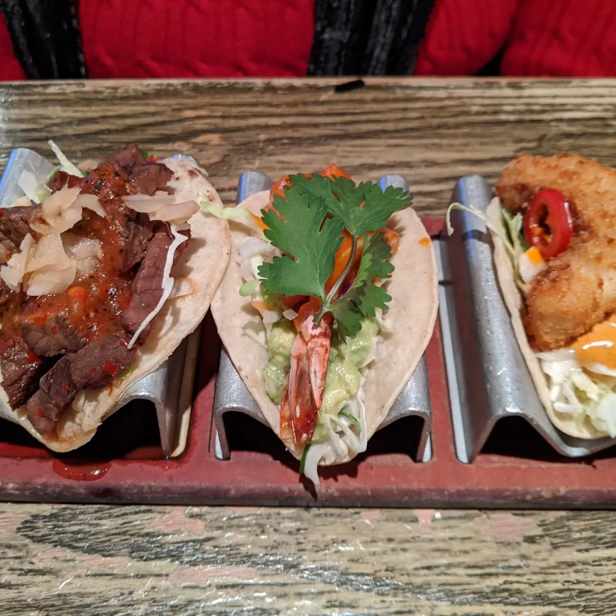Crying Tiger Shrimp Tacos
