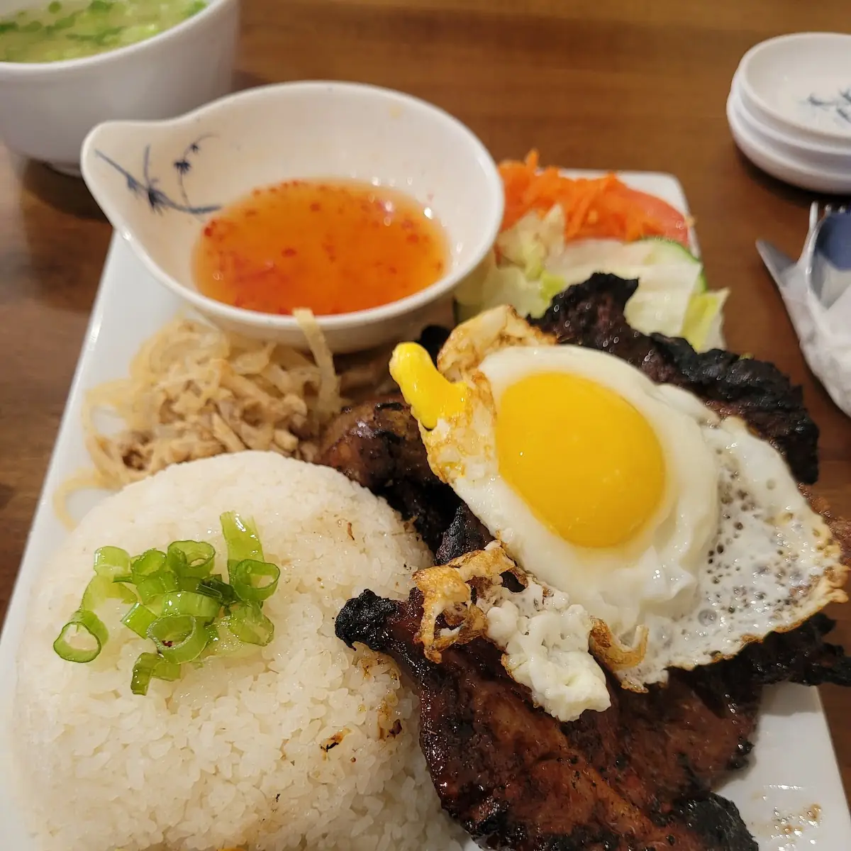 Rice and Pork Chop