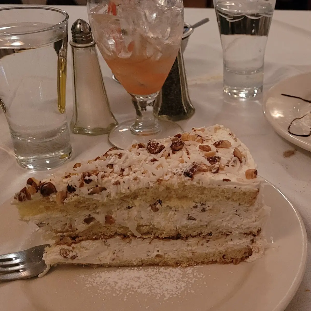 Pistachio Creme Filled Vanilla Cake