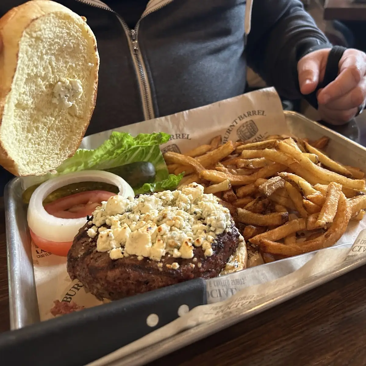 Blue Cheese Burger