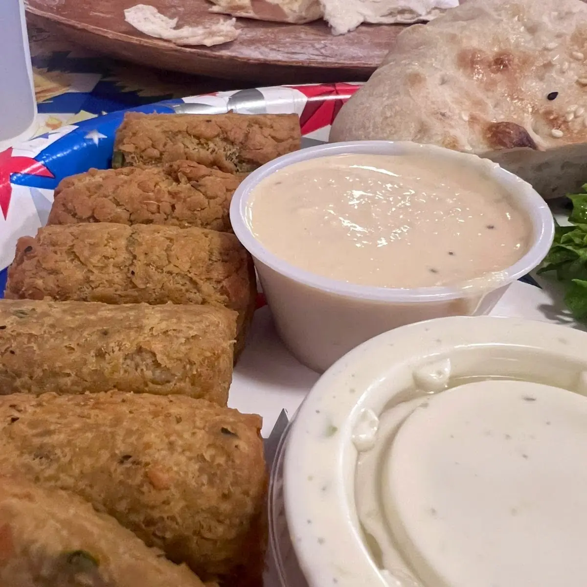 Falafel and Hummus