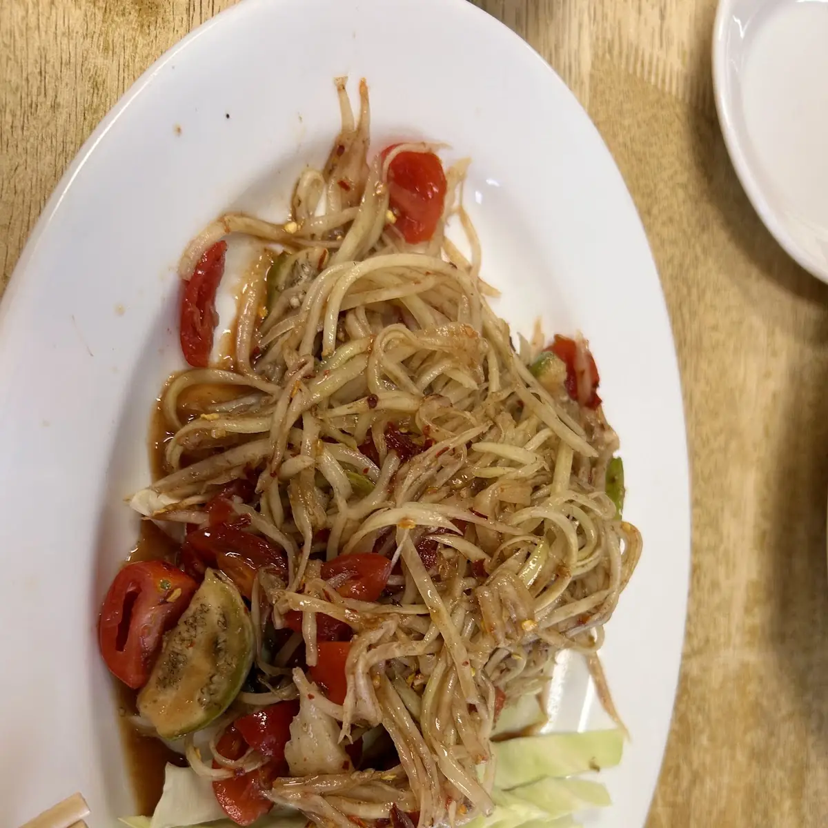 Green Papaya Salad with Cabbage