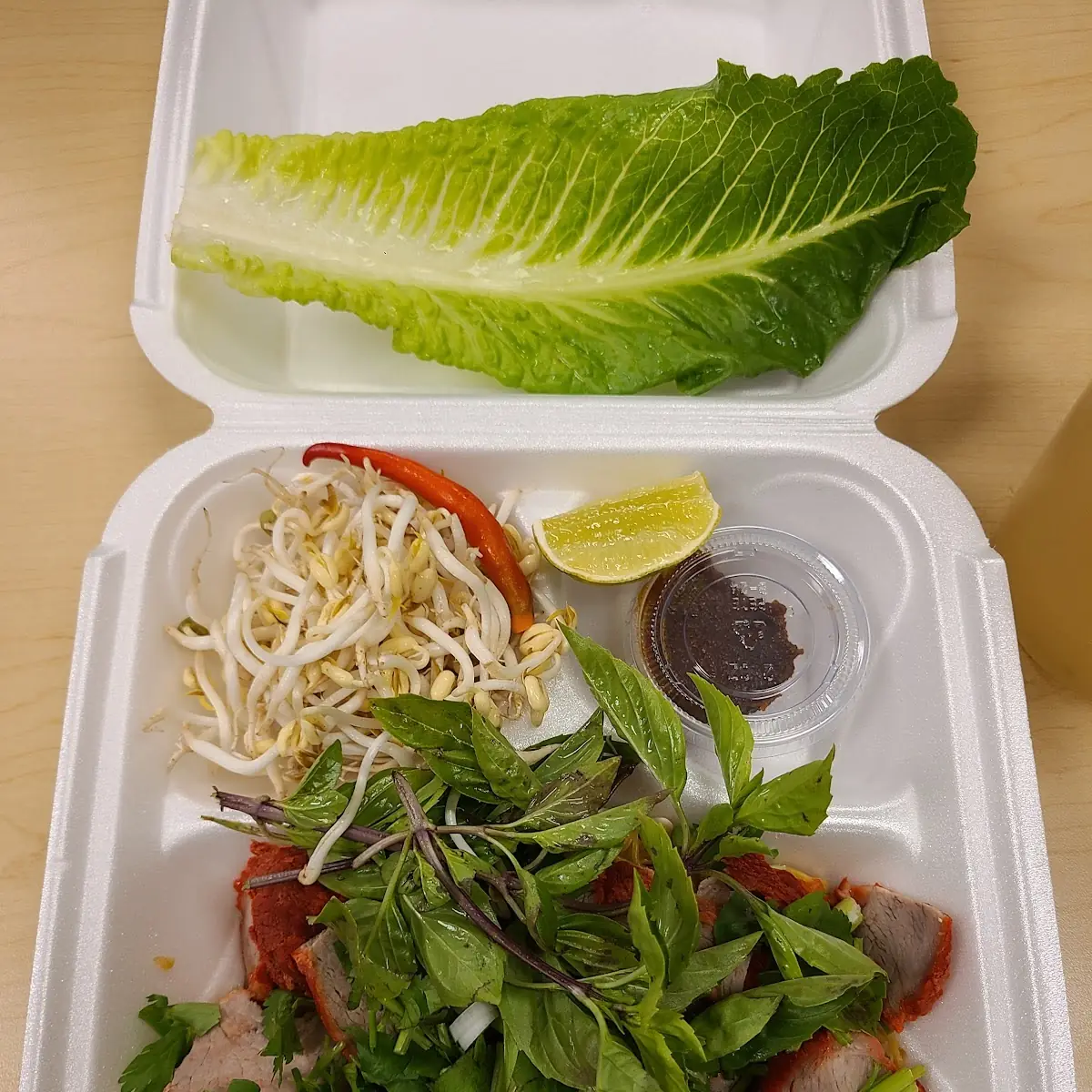 Toppings of Egg Noodle Soup