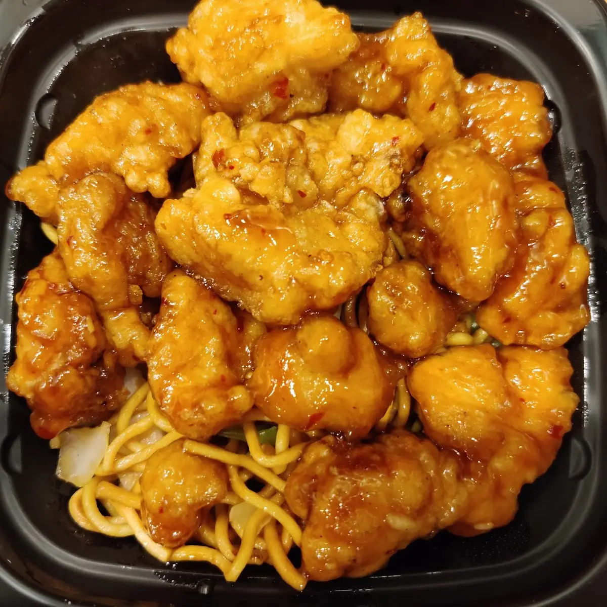 Orange Chicken Chow Mein