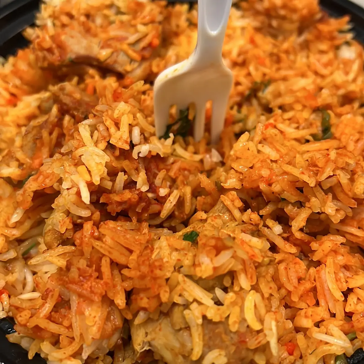 Very Spicy Chicken Biryani