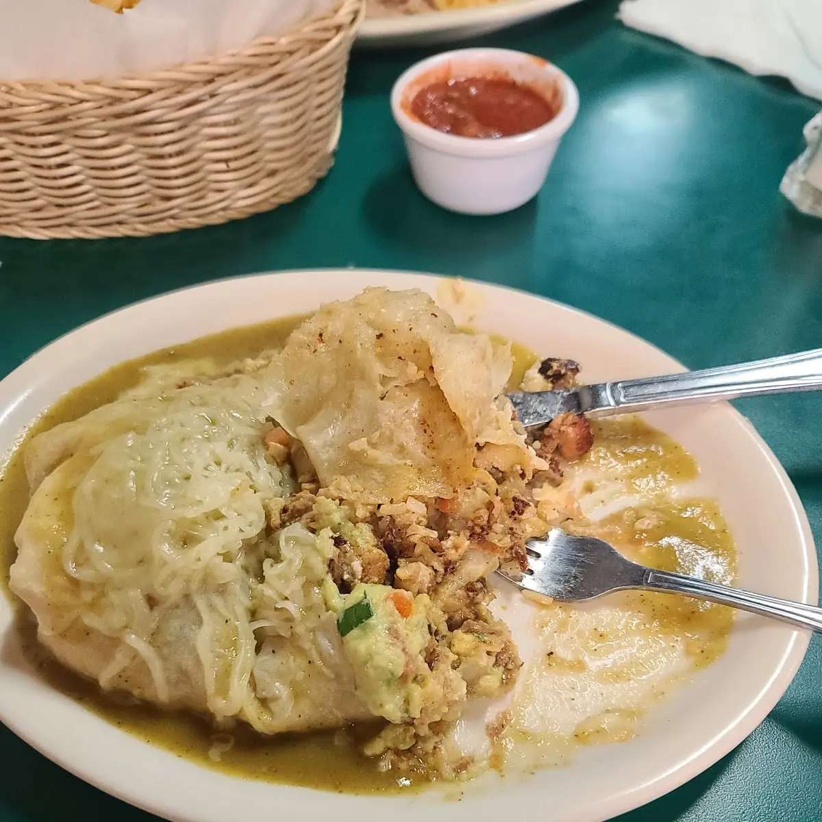 Grilled Chicken Wet Burrito