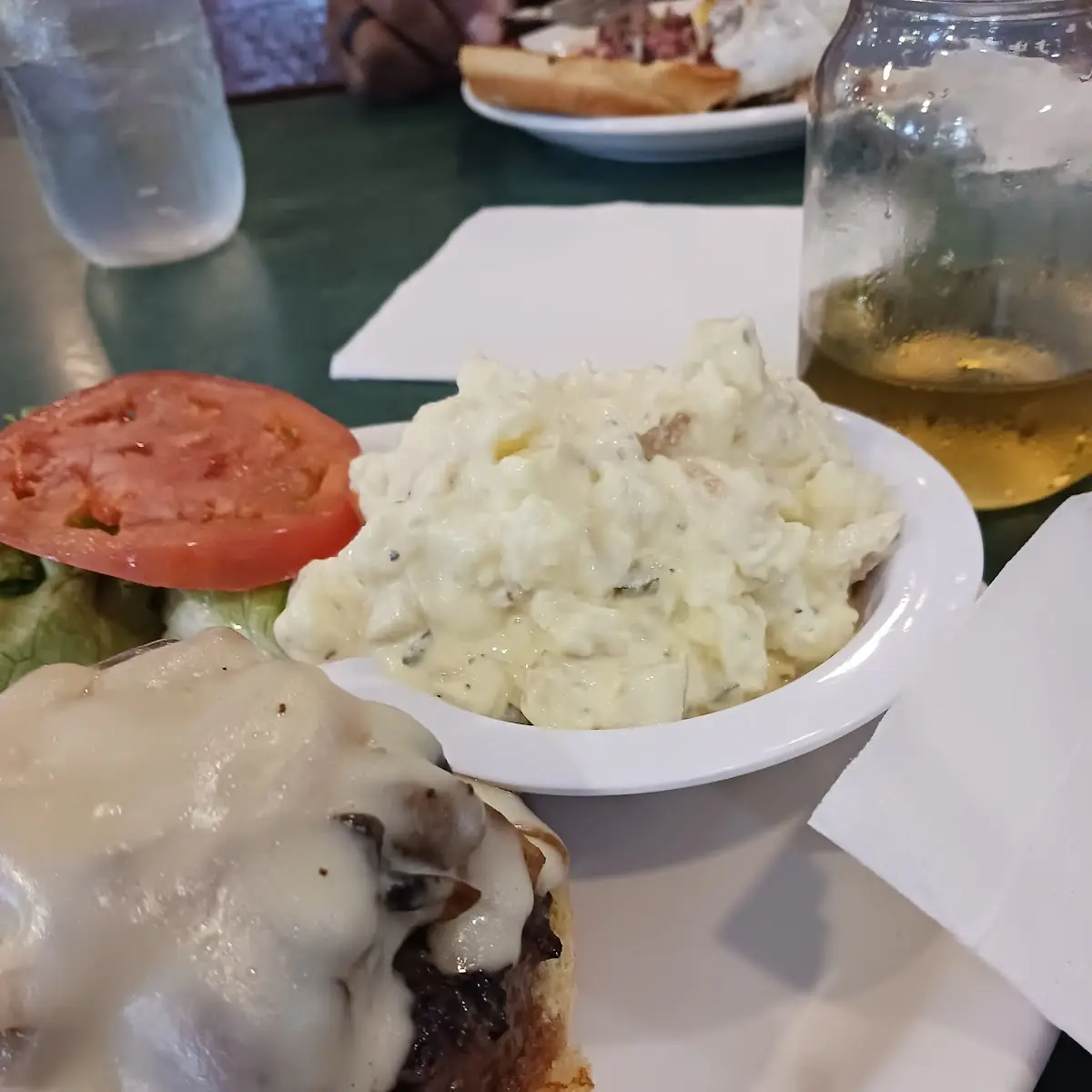 Mushroom Swiss Burger